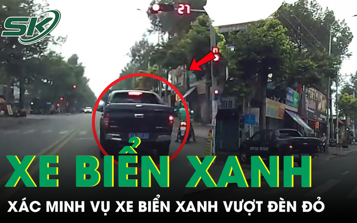 Xác minh vụ xe biển xanh vượt đèn đỏ ở Bình Dương gây bức xúc