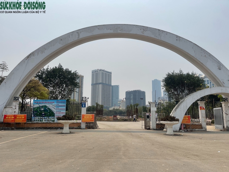 Hiện trạng Công viên Cầu Giấy sau 2 tháng cải tạo- Ảnh 1.