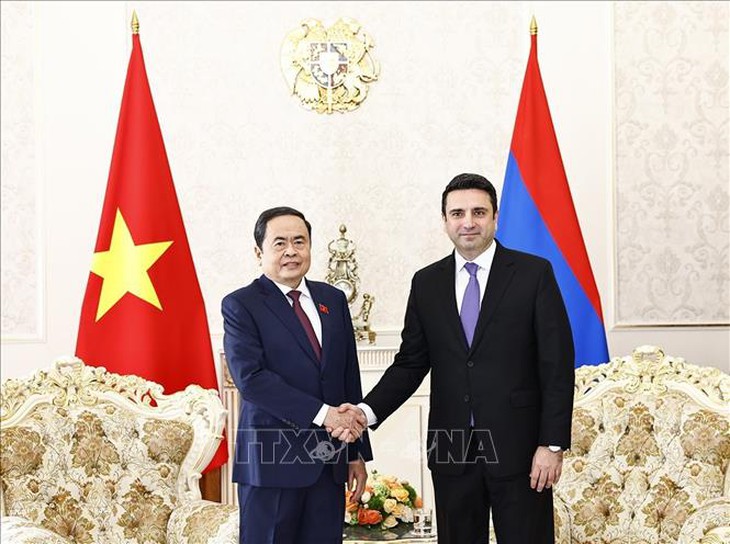 Chủ tịch Quốc hội Trần Thanh Mẫn hội đàm với Chủ tịch Quốc hội Armenia- Ảnh 3.