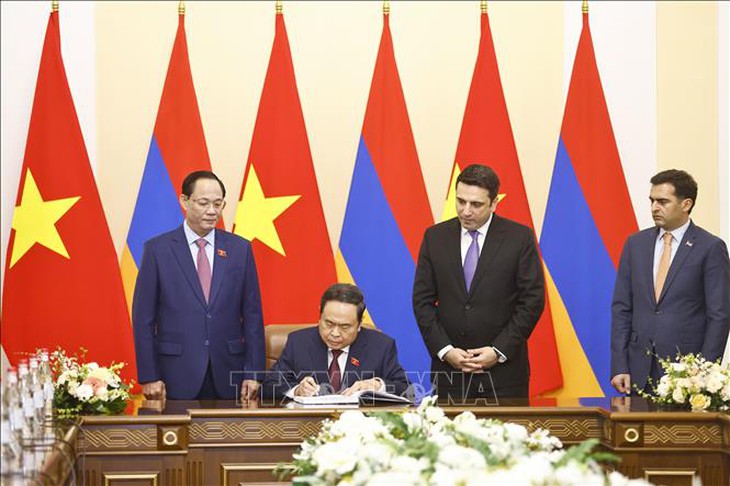 Chủ tịch Quốc hội Trần Thanh Mẫn hội đàm với Chủ tịch Quốc hội Armenia- Ảnh 6.