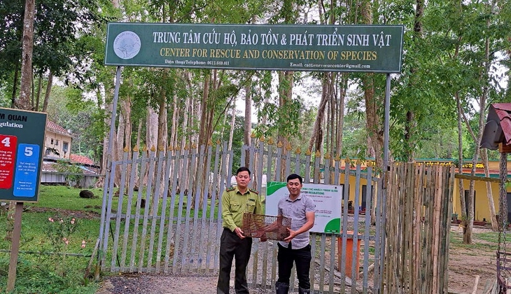 Khen thưởng người đàn ông bắt được động vật quý hiếm và báo chính quyền- Ảnh 2. Khen thưởng người đàn ông bắt được động vật quý hiếm và báo chính quyền- Ảnh 2.