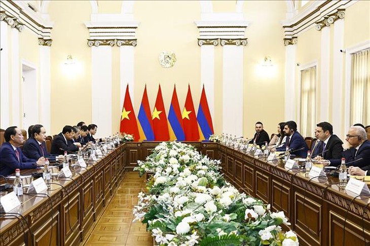 Chủ tịch Quốc hội Trần Thanh Mẫn hội đàm với Chủ tịch Quốc hội Armenia- Ảnh 5.