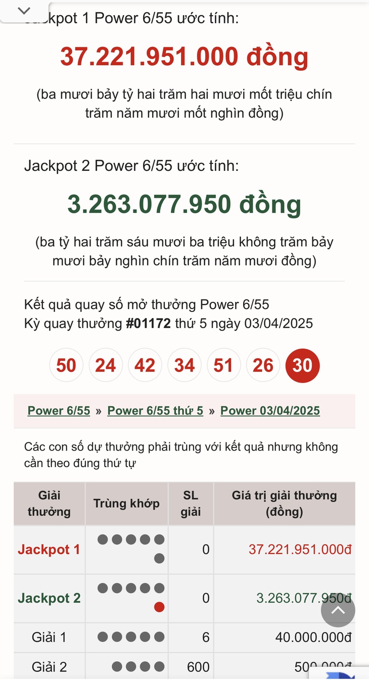Vietlott 5/4 - Kết quả xổ số Vietlott hôm nay 5/4/2025 - Xổ số Power 6/55 ngày 5/4- Ảnh 2. Vietlott 5/4 - Kết quả xổ số Vietlott hôm nay 5/4/2025 - Xổ số Power 6/55 ngày 5/4- Ảnh 2.