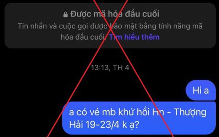 Cảnh báo lừa đảo khi mua bán vé máy bay trên mạng