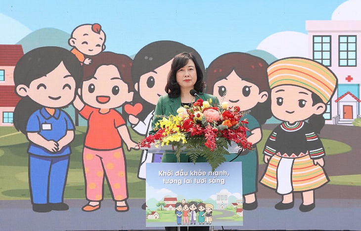 Bộ trưởng Bộ Y tế: Công tác phòng bệnh, chăm sóc sức khỏe bà mẹ, trẻ em ở Việt Nam luôn được quan tâm đặc biệt- Ảnh 1.