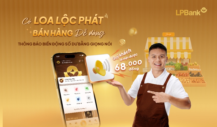 Nhận thông báo số dư bằng giọng nói ngay trên app LPBank của Ngân hàng Lộc Phát- Ảnh 1.
