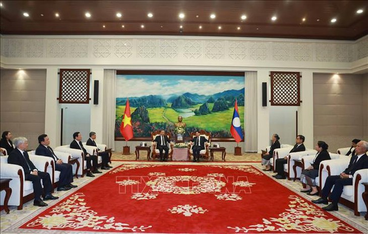 Tổng Bí thư Tô Lâm viếng đồng chí Khamtay Siphandone- Ảnh 3.
