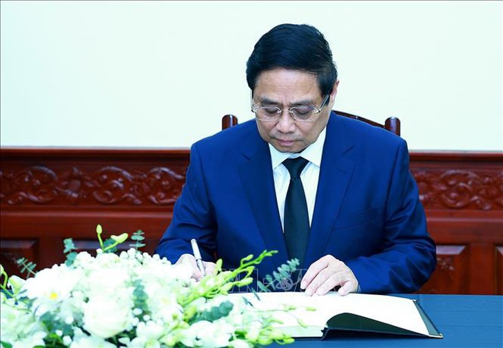 Thủ tướng Phạm Minh Chính viếng đồng chí Khamtay Siphandone- Ảnh 3.