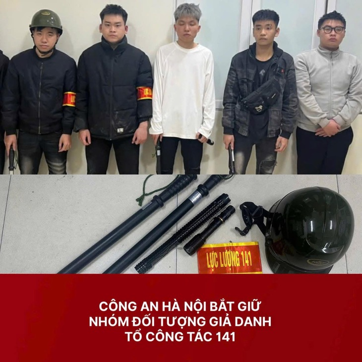 Bắt nhóm thanh niên 2k giả danh lực lượng 141- Ảnh 1.
