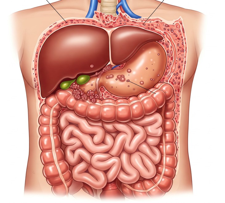 Bệnh lao màng bụng cũng có cùng nguyên nhân gây bệnh với các thể lao khác, đó là do vi khuẩn lao Mycobacterium tuberculosis gây ra. Ảnh minh họa