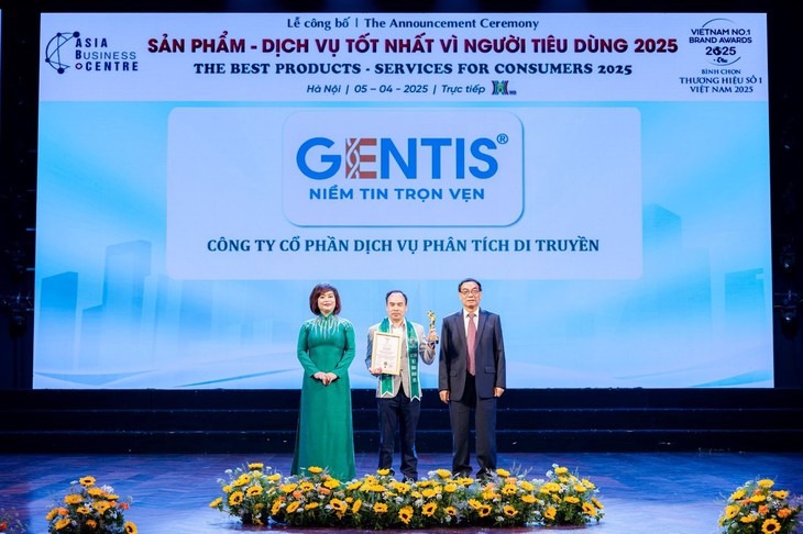 GENTIS được vinh danh tại Lễ công bố Thương hiệu số 1 Việt Nam 2025- Ảnh 3.