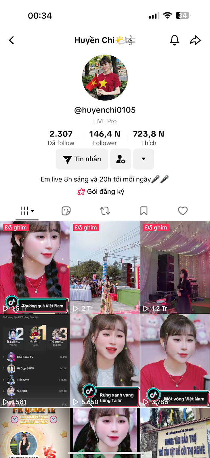 Huyền Chi – Giọng ca trữ tình thắp sáng Tiktok LIVE với dòng nhạc Cách mạng Và Dân ca Bắc Trung Bộ- Ảnh 1.