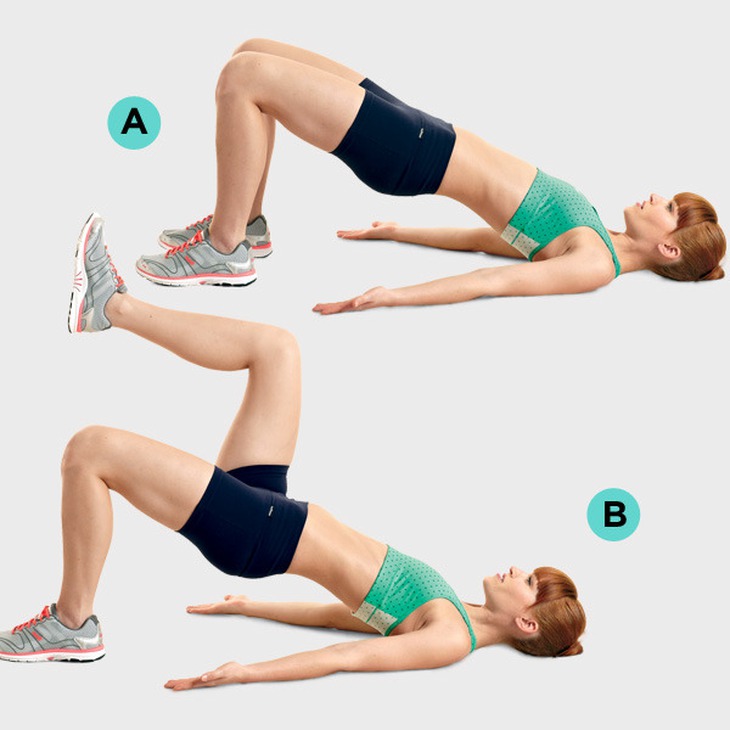 Sassy Fit Girl — Exercise of the Day: Glute Bridge March This is a...