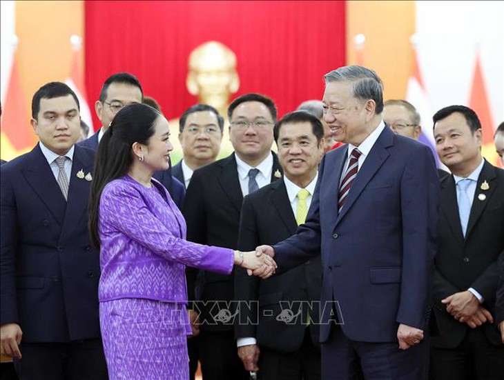 Tổng Bí thư Tô Lâm tiếp Thủ tướng Thái Lan Paetongtarn Shinawatra- Ảnh 2.