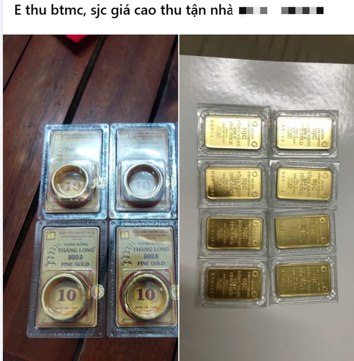Mua vàng trên 'chợ mạng' gặp nguy cơ gì?- Ảnh 1.