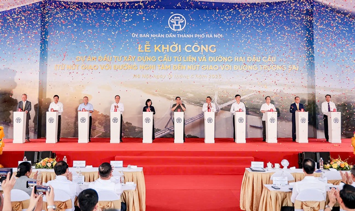 Cầu Tứ Liên 20 nghìn tỷ đồng đặt mục tiêu hoàn thành trong 2 năm- Ảnh 2.