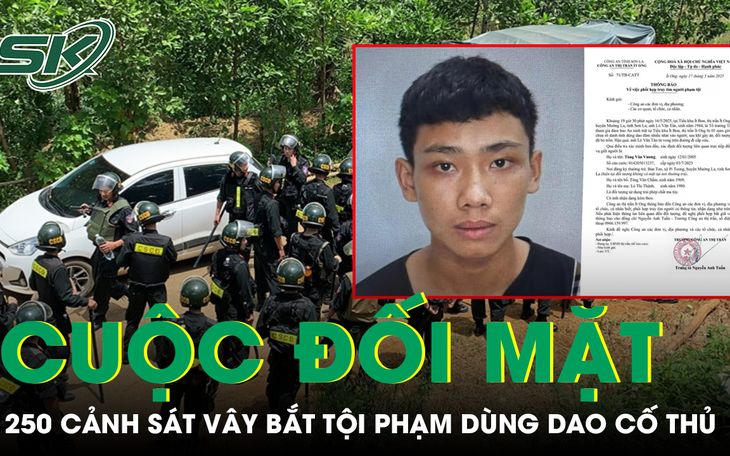 Cuộc đối mặt nghẹt thở trong rừng sâu giữa 250 cảnh sát và kẻ giết người cầm dao cố thủ