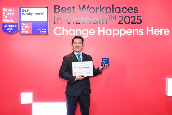 Amway đứng top 6 nơi làm việc xuất sắc hàng đầu Việt Nam 2025- Ảnh 2.