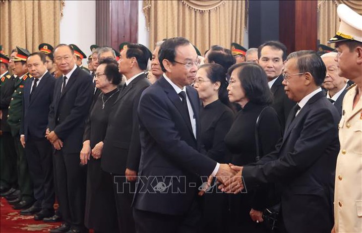 Lễ Quốc tang nguyên Chủ tịch nước Trần Đức Lương: Hơn 650 Đoàn trong nước và quốc tế đến viếng- Ảnh 3.