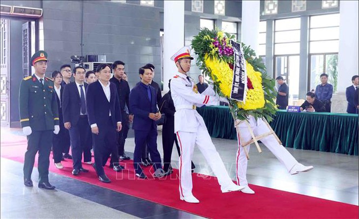 Đoàn các địa phương vào viếng nguyên Chủ tịch nước Trần Đức Lương- Ảnh 6.