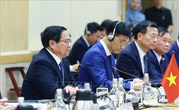 Thủ tướng Phạm Minh Chính hội đàm với Thủ tướng Malaysia Anwar Ibrahim- Ảnh 7. Thủ tướng Phạm Minh Chính hội đàm với Thủ tướng Malaysia Anwar Ibrahim- Ảnh 7.
