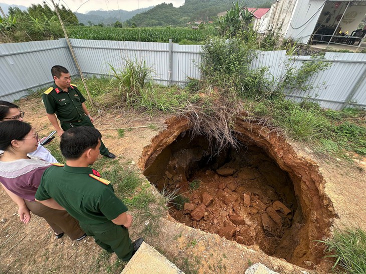 Cận cảnh các 'hố tử thần' ở Bắc Kạn tiềm ẩn nguy hiểm đến tính mạng người dân- Ảnh 4.