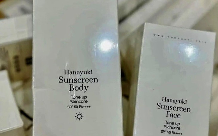 Khởi tố vụ án hình sự "sản xuất, buôn bán hàng giả" xảy ra tại Công ty sản xuất kem chống nắng Hanayuki