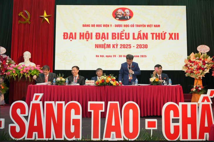 Đảng bộ Học viện Y- Dược học cổ truyền Việt Nam lần thứ XII, nhiệm kỳ 2025 - 2030: Kế thừa - Sáng tạo - Chất lượng- Ảnh 1.