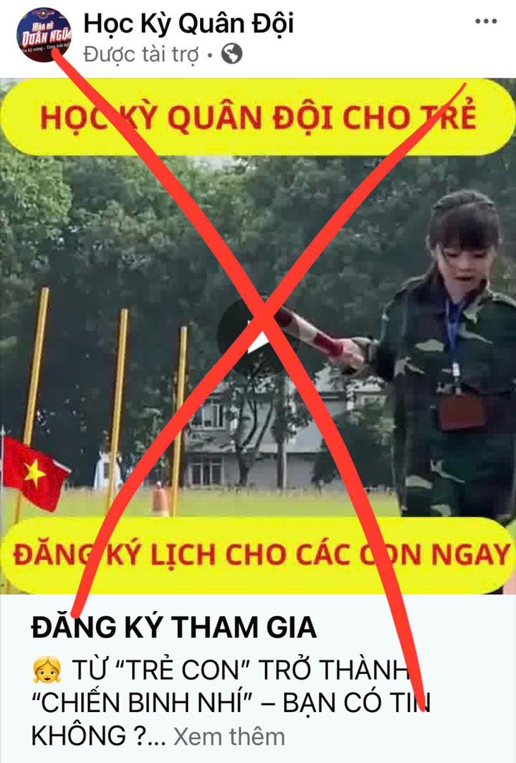 Mạo danh ‘Trại hè quân đội’, ‘Học kỳ công an’: Chiêu thức cũ, thủ đoạn mới- Ảnh 3.
