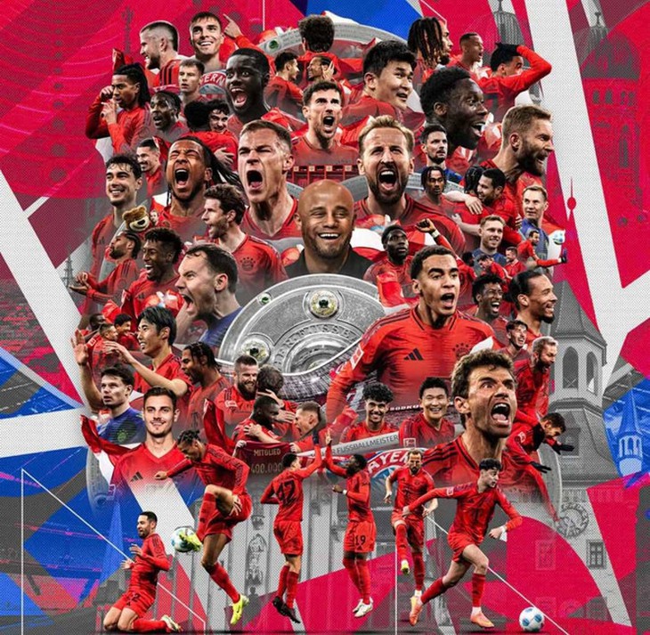 Bayern Munich giành Đĩa bạc Bundesliga lần thứ 34 trong lịch sử- Ảnh 1.