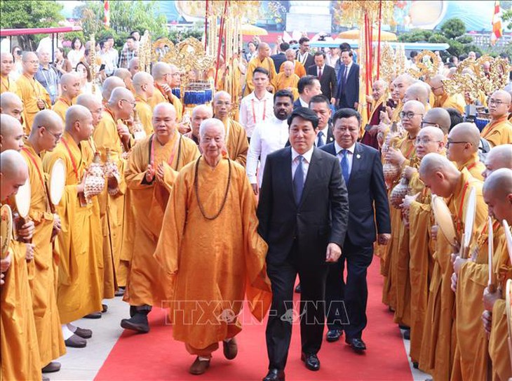 Chủ tịch nước dự Đại lễ Phật đản Liên hợp quốc - Vesak 2025- Ảnh 3.
