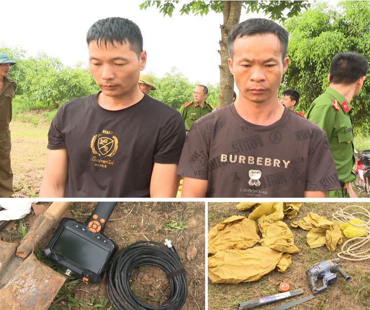 Diễn biến mới nhất vụ 2 người nước ngoài xâm phạm mộ vua Lê Túc Tông để săn cổ vật- Ảnh 1.
