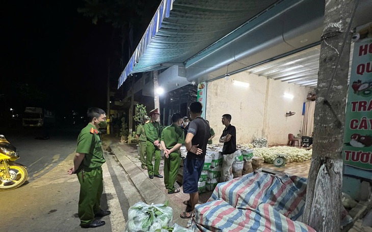 Thu giữ tiêu hủy hơn 3 tạ rau quả nhiễm hóa chất độc hại tại chợ đêm