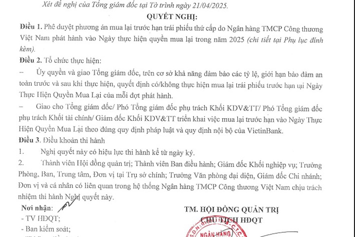 VietinBank sẽ mua lại hơn 9.500 tỷ đồng trái phiếu- Ảnh 2.