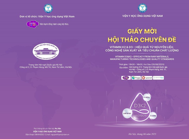 Hội thảo khoa học về vi chất D3K2 với sự tham gia của ba tập đoàn lớn trên thế giới- Ảnh 3.