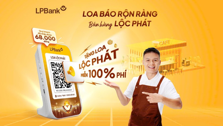 LPBank ra mắt Loa Lộc Phát với tính năng thông báo biến động số dư bằng giọng nói- Ảnh 1.