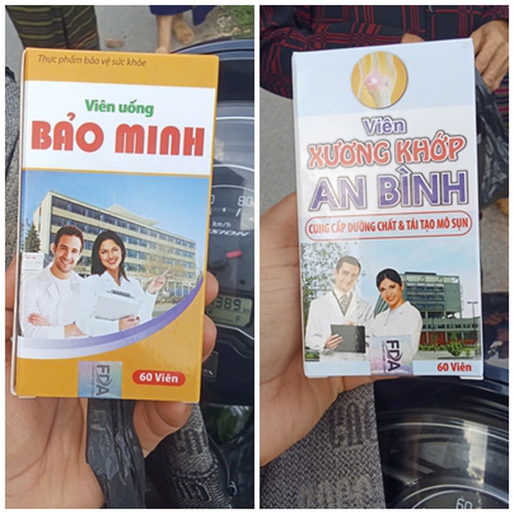 Nghệ An vào cuộc việc nhóm người mặc áo blouse 'khám bệnh', bán thực phẩm chức năng- Ảnh 2. Nghệ An vào cuộc việc nhóm người mặc áo blouse 'khám bệnh', bán thực phẩm chức năng- Ảnh 2.