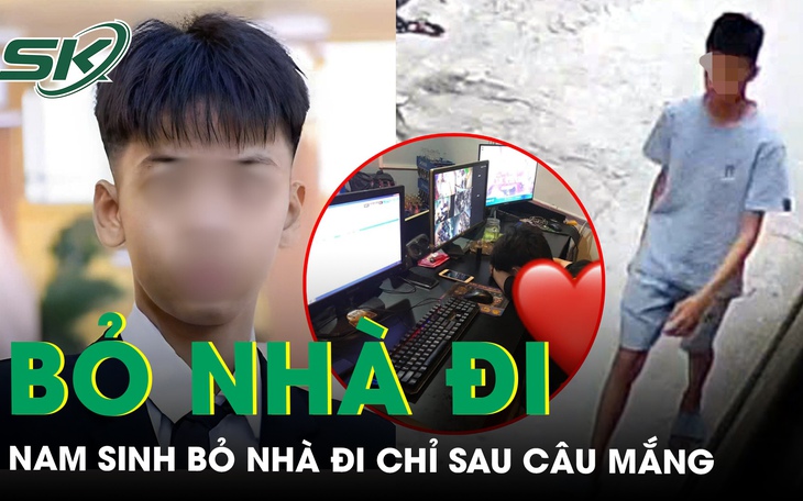 Nam sinh bỏ nhà đi chỉ sau câu mắng, bán điện thoại để mua quần áo, ngủ ở quán game