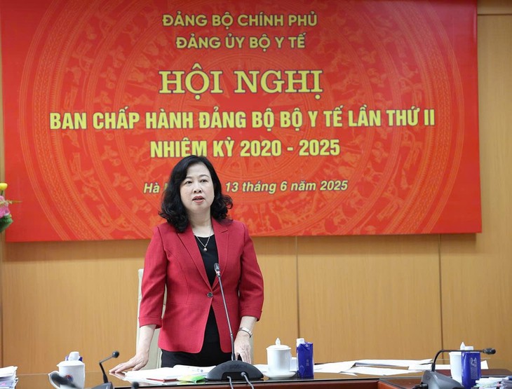 Bộ trưởng Đào Hồng Lan chủ trì hội nghị Ban Chấp hành Đảng bộ Bộ Y tế lần thứ II, nhiệm kỳ 2020 - 2025- Ảnh 1. Bộ trưởng Đào Hồng Lan chủ trì hội nghị Ban Chấp hành Đảng bộ Bộ Y tế lần thứ II, nhiệm kỳ 2020 - 2025- Ảnh 1.