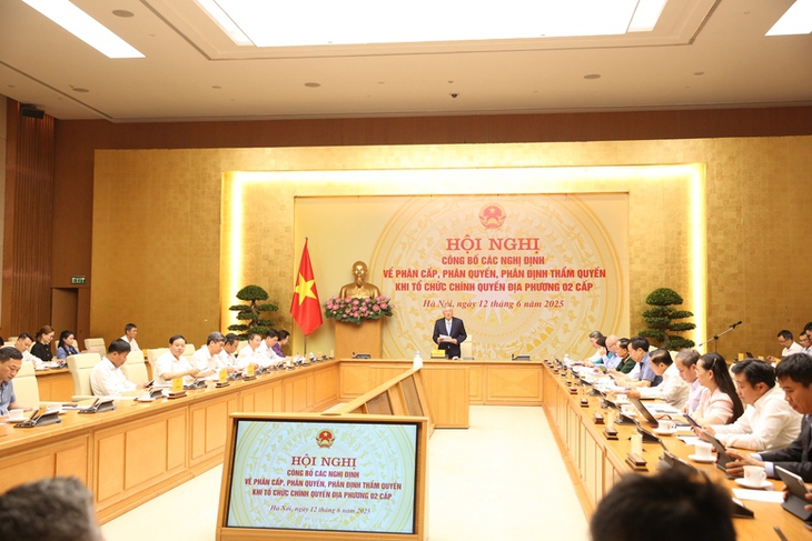 28 Nghị định về phân quyền, phân cấp, phân định thẩm quyền giữa Chính phủ và chính quyền địa phương 2 cấp- Ảnh 1.