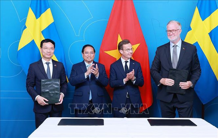 Việt Nam, Thụy Điển nâng cấp quan hệ lên Đối tác chiến lược ngành trong lĩnh vực khoa học - công nghệ và đổi mới sáng tạo- Ảnh 1. Việt Nam, Thụy Điển nâng cấp quan hệ lên Đối tác chiến lược ngành trong lĩnh vực khoa học - công nghệ và đổi mới sáng tạo- Ảnh 1.