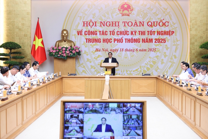 Thủ tướng Phạm Minh Chính: Đảm bảo Kỳ thi tốt nghiệp THPT 2025 không bị ảnh hưởng bởi sắp xếp đơn vị hành chính- Ảnh 2. Thủ tướng Phạm Minh Chính: Đảm bảo Kỳ thi tốt nghiệp THPT 2025 không bị ảnh hưởng bởi sắp xếp đơn vị hành chính- Ảnh 2.