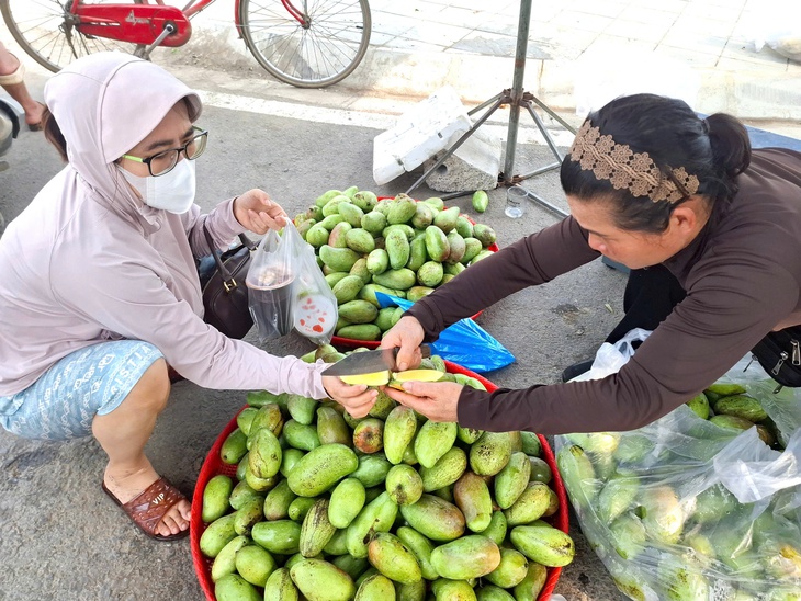 Xoài Vân Du giá siêu rẻ chỉ 5.000 đồng/kg có ngon như lời đồn?- Ảnh 3.