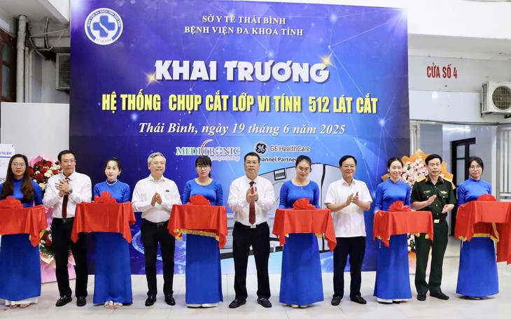 Thái Bình khai trương hệ thống chụp cắt lớp vi tính 512 lát cắt hiện đại