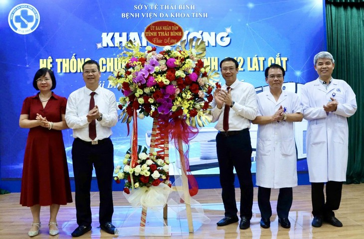 Thái Bình khai trương hệ thống chụp cắt lớp vi tính 512 lát cắt hiện đại- Ảnh 1.