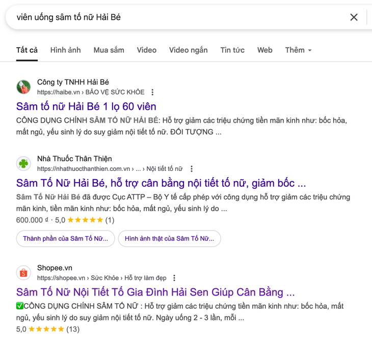 Trước khi bị khởi tố, chủ kênh TikTok 'Gia đình Hải Sen' đã bán những sản phẩm nào?- Ảnh 1.