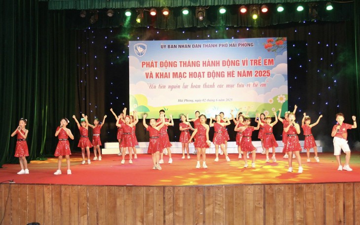 Tháng hành động vì trẻ em: Hải Phòng tạo dựng môi trường sống an toàn, lành mạnh cho trẻ