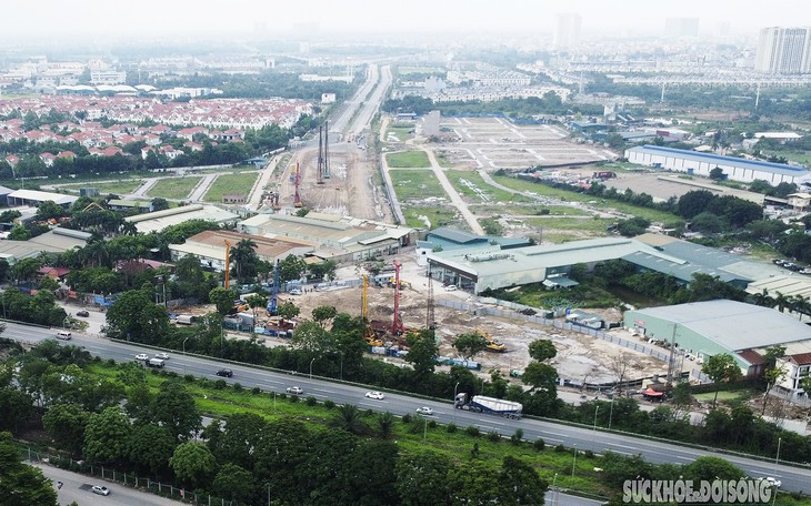 Hà Nội thay đổi lộ trình 5 tuyến buýt để thi công nút giao Vành đai 3,5 - Thăng Long