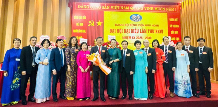 Đại hội Đảng bộ Bệnh viện Hữu Nghị lần thứ XXVI nhiệm kỳ 2025-2030 thành công tốt đẹp- Ảnh 2. Đại hội Đảng bộ Bệnh viện Hữu Nghị lần thứ XXVI nhiệm kỳ 2025-2030 thành công tốt đẹp- Ảnh 2.