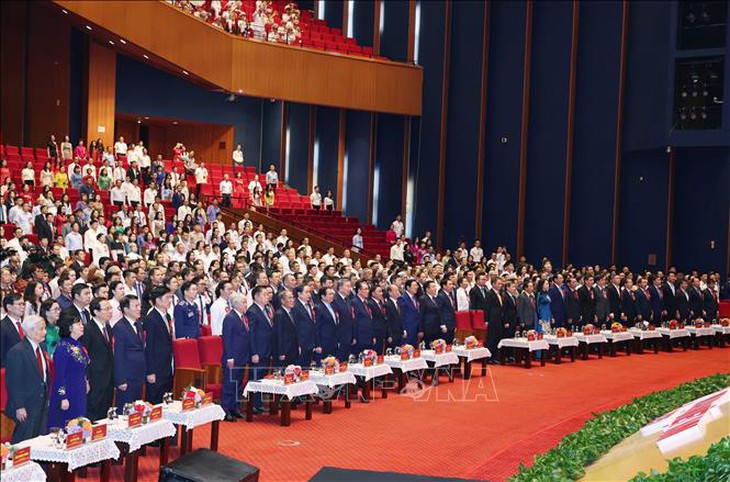 Tổng Bí thư Tô Lâm dự Lễ kỷ niệm 100 năm Ngày Báo chí cách mạng Việt Nam- Ảnh 4. Tổng Bí thư Tô Lâm dự Lễ kỷ niệm 100 năm Ngày Báo chí cách mạng Việt Nam- Ảnh 4.